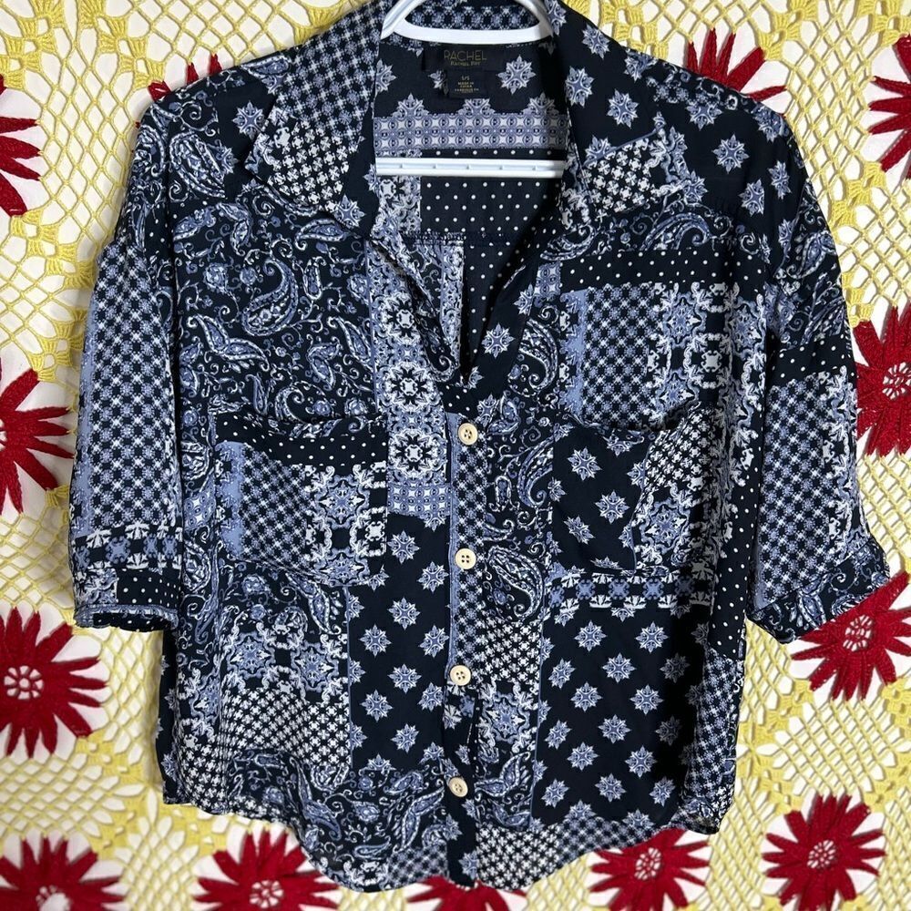 Rachel Roy Bandanna Blouse